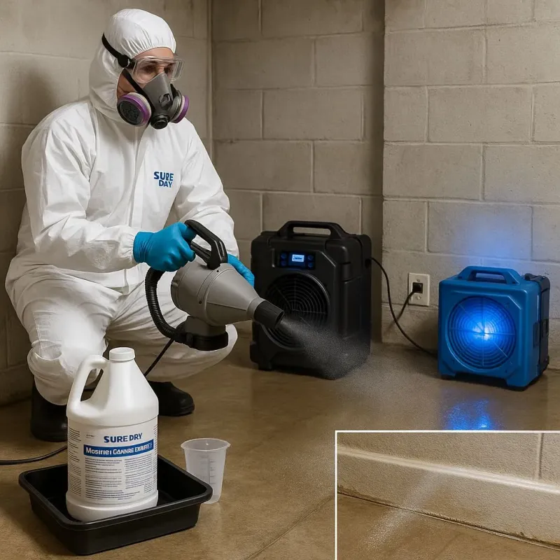 Sanitization and Odor Removal process in Lacey, WA